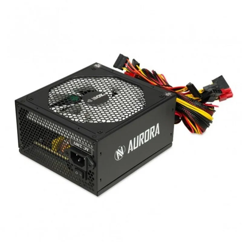 Fonte di Alimentazione iBox 500W ATX Aurora Non Modulare Protezioni Complete