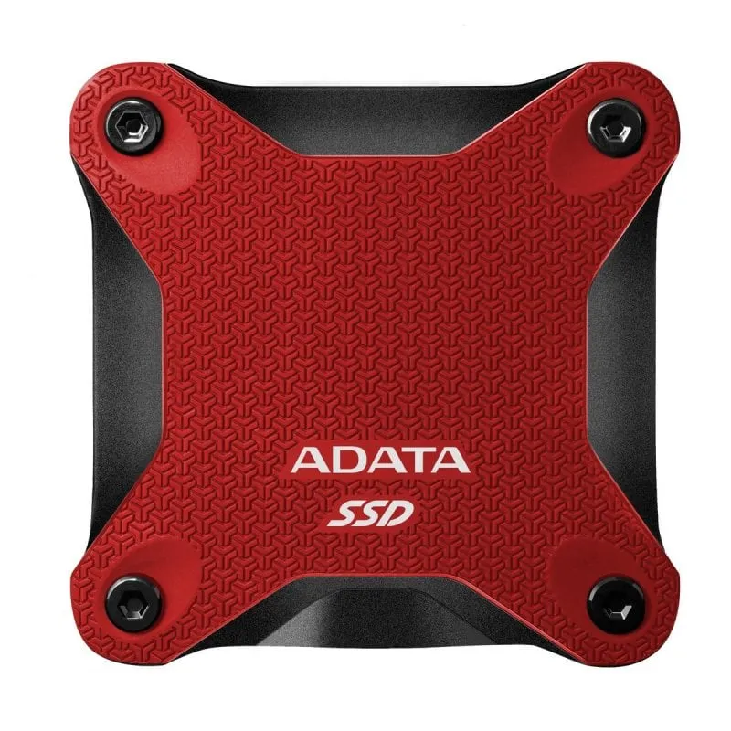 Disco Duro ADATA SD620 1TB SSD USB 3.2 Gen 2 520MB/s Rosso Resistente agli Urti