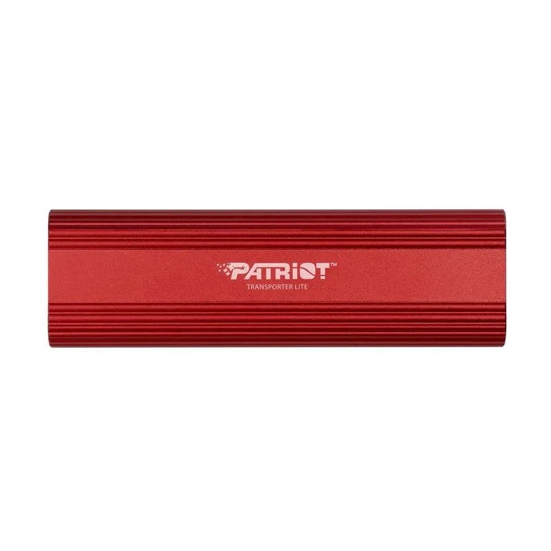 Disco Duro Patriot Memory Transporter Lite 512 GB SSD USB-C 1000 MB/s Alluminio Rosso