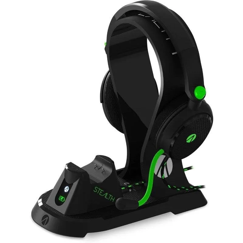 Stealth C6-400 Stazione di Gioco Multidispositivo per XBOX Series S/X con Cuffie Gaming e Caricatore
