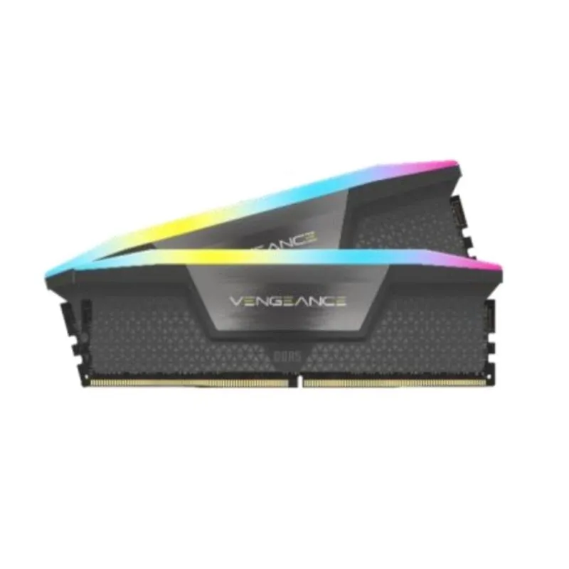 Memoria RAM Corsair Vengeance RGB 64GB 2x32GB DDR5 6000MHz CL40 RGB XMP EXPO Grigio