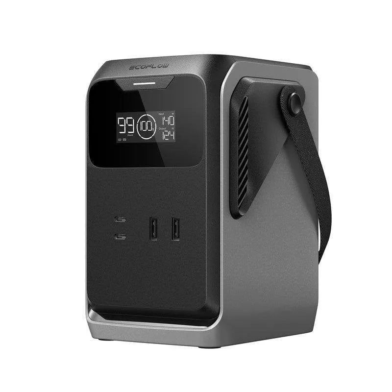 Stazione di energia EcoFlow Trail 200 DC 192Wh 4 porte USB Batteria LiFePO4 Ultra leggera Protezione IP30