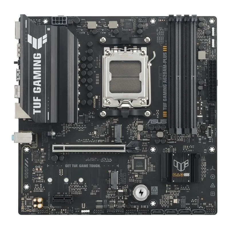 Schede Madri ASUS TUF GAMING A620AM-PLUS AMD A620A AM5 DDR5 micro ATX 2.5GbE M.2 RGB