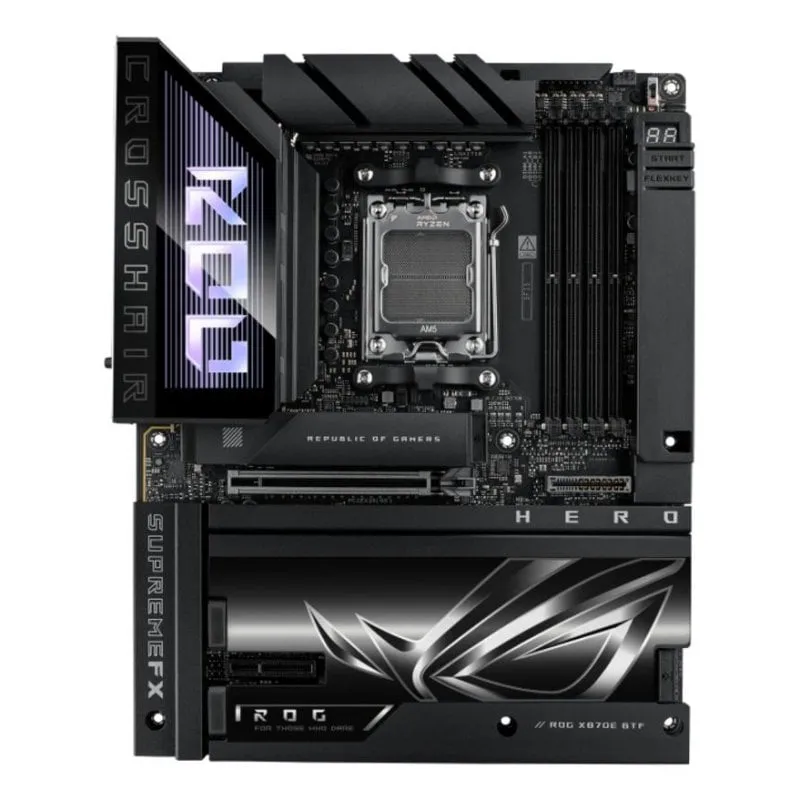 Schede Madri ASUS ROG CROSSHAIR X870E HERO BTF AMD X870E AM5 DDR5 ATX WiFi 7 USB4