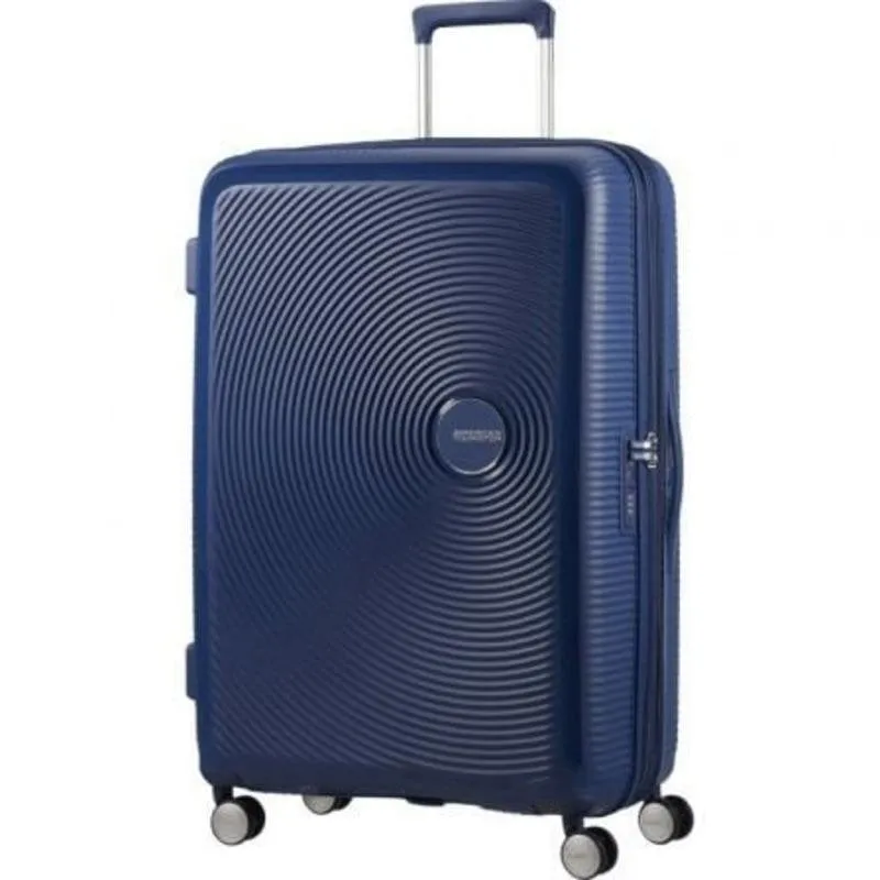 Valigia rigida American Tourister SoundBox Spinner 77cm espandibile Midnight Navy