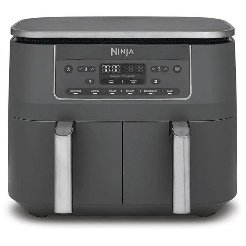 Friggitrice ad Aria Ninja DZ300EU Doppio Cestello 7,6 L 6 Programmi