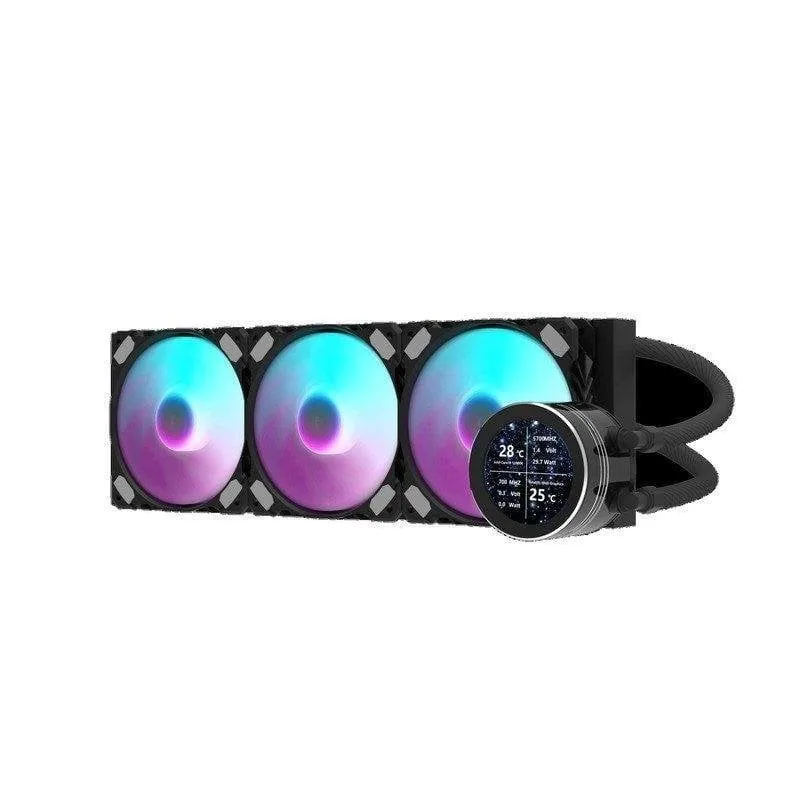 Refrigeración Líquida darkFlash Dn360s Black 360mm 3 Ventilatori ARGB Schermo IPS