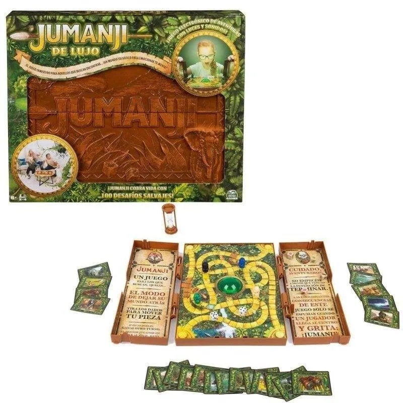 Gioco da Tavolo Spin Master Jumanji Deluxe Elettronico Luci e Suoni