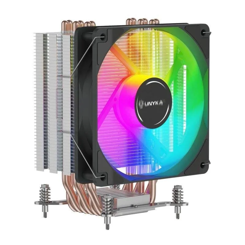 Raffreddamento Aria UNYKAch Socket LGA1851/AM5 120mm UNYCOOL H60 ARGB LED ARGB
