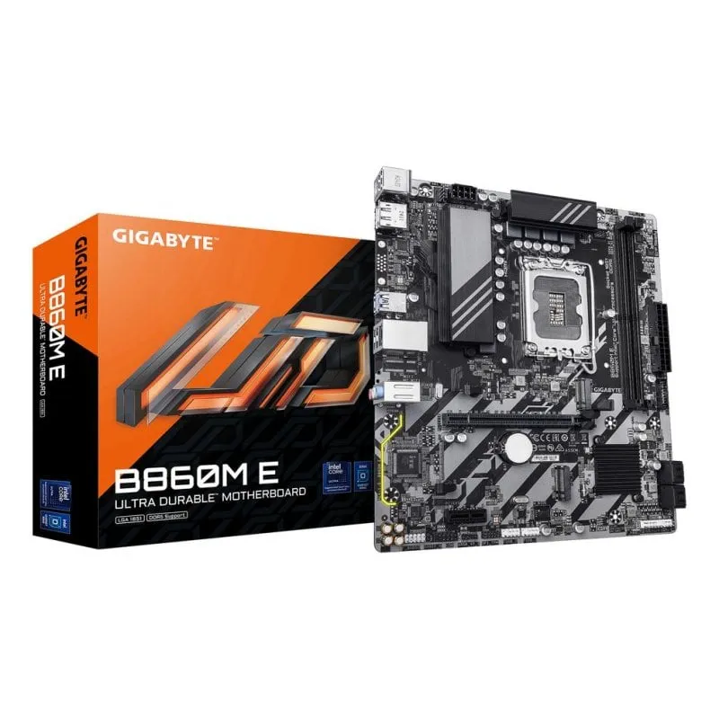 Schede Madri GIGABYTE B860M E Intel B860 LGA 1851 DDR5 Micro-ATX PCIe 4.0 M.2 RGB