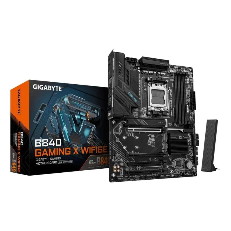 Schede Madri GIGABYTE B840 GAMING X WIFI6E AMD B840 Socket AM5 DDR5 ATX WiFi 6E RGB