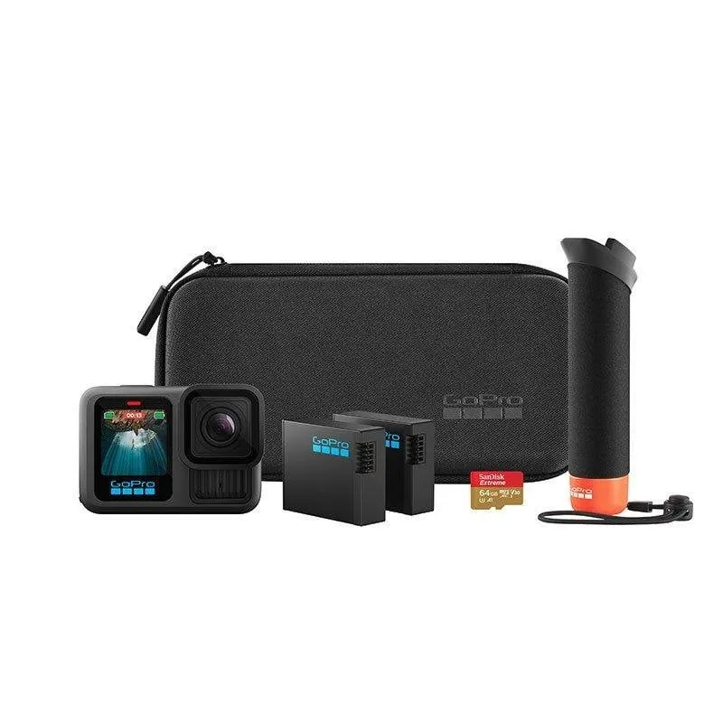 Action cam GoPro HERO13 Black Pack Accessori 5.3K, 27,6 MP Wi-Fi GPS HDR