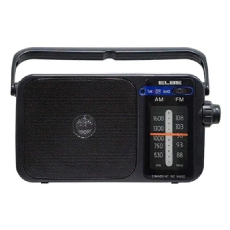 Radio portatile Elbe RF-942 AM/FM 5W antenna telescopica nero