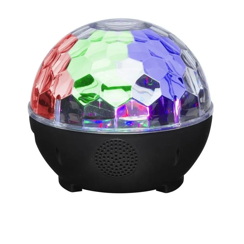 Altavoces DENVER portatile wireless e cablato 6W con luci LED e batteria