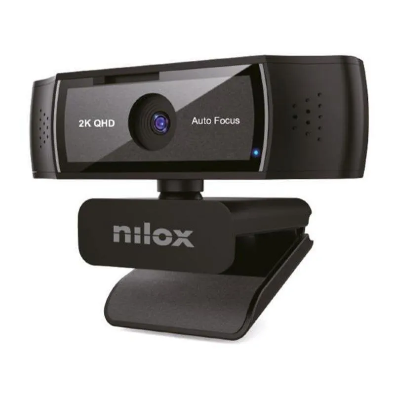 Webcam Nilox NXWCA2K12 2K Autofocus USB 2.0 Microfono Integrato Nera