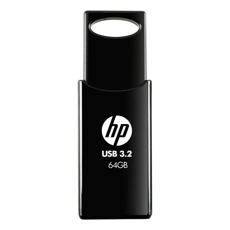 Unità flash USB HP 712w 64GB USB 3.2 Gen 1 120MB/s Nero
