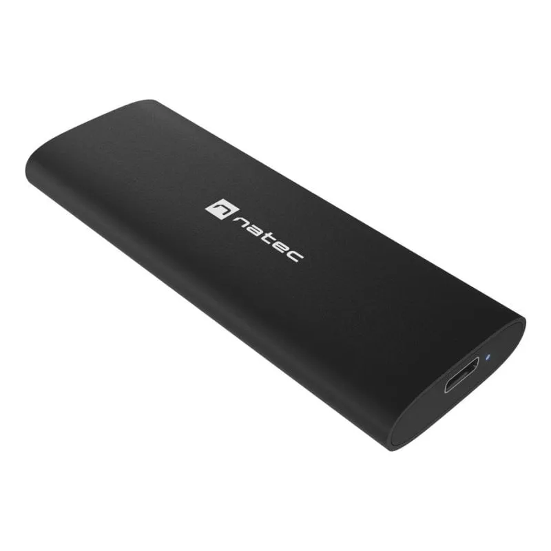 Box SSD esterno Natec NKZ-2286 M.2 Alluminio Plastica Nero USB Type-C 10 Gbps