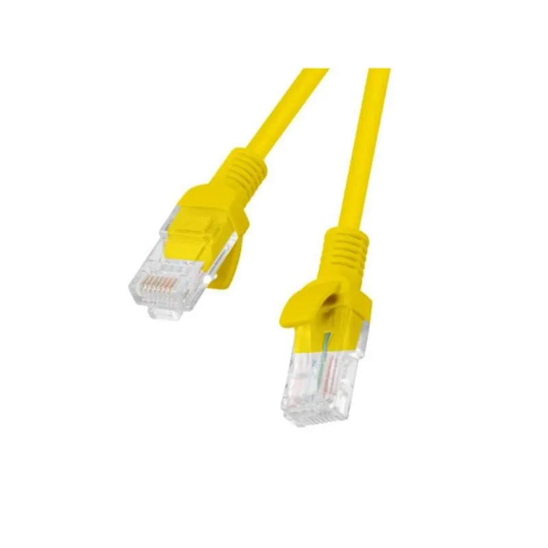 Cavo di rete Lanberg PCU6-10CC-0025-Y Cat6 0,25 m U/UTP RJ-45 Giallo