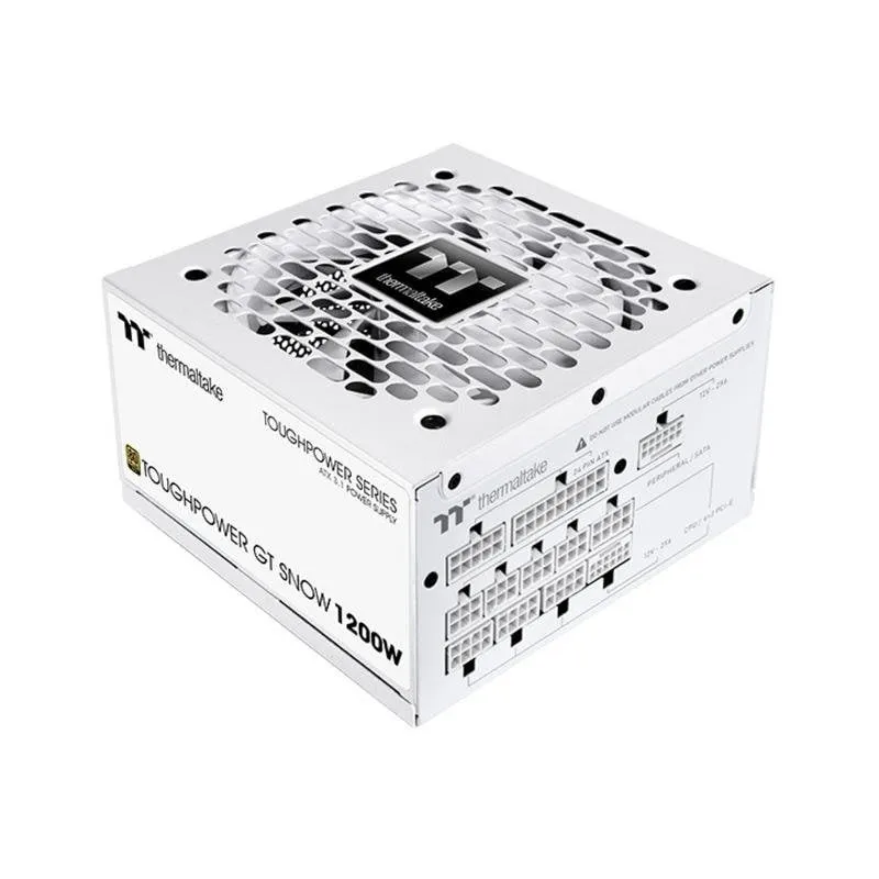 Fonte di Alimentazione Thermaltake Toughpower GT Snow 1200W 80 PLUS Gold full modulare bianca