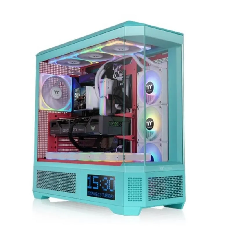 Case Thermaltake CA-11H-00FLWN-00 Full Tower Mint ATX EATX micro ATX Mini-ITX SPCC Vetro Temperato RGB