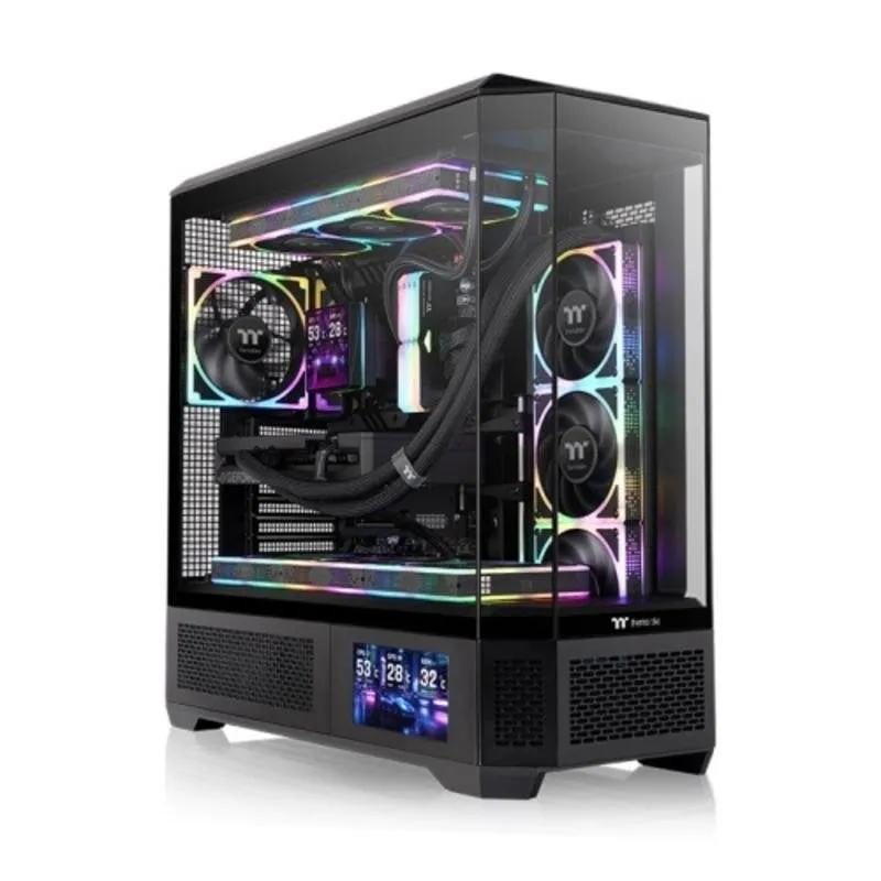 Case Thermaltake CA-11H-00F1WN-00 Full Tower Nero RGB vetro temperato