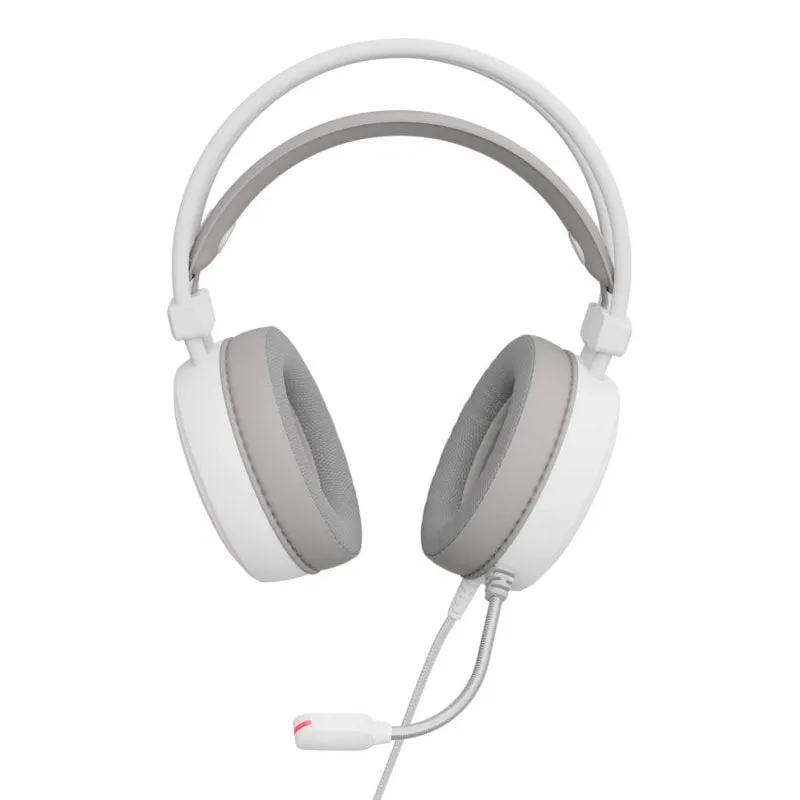 Auricolari Genesis Neon 613 G2 con cavo Jack 3.5mm/USB per Gaming con microfono, RGB, colore bianco