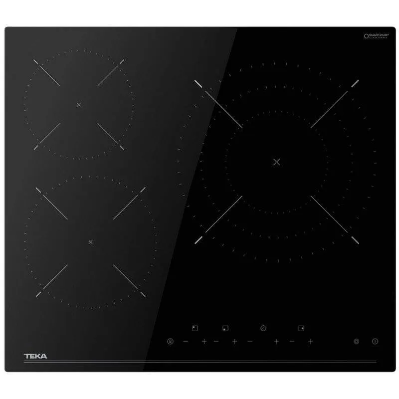 Piastra in vetroceramica Teka TBC 63120 TTC BK 3 zone Touch Slider 60 cm nera