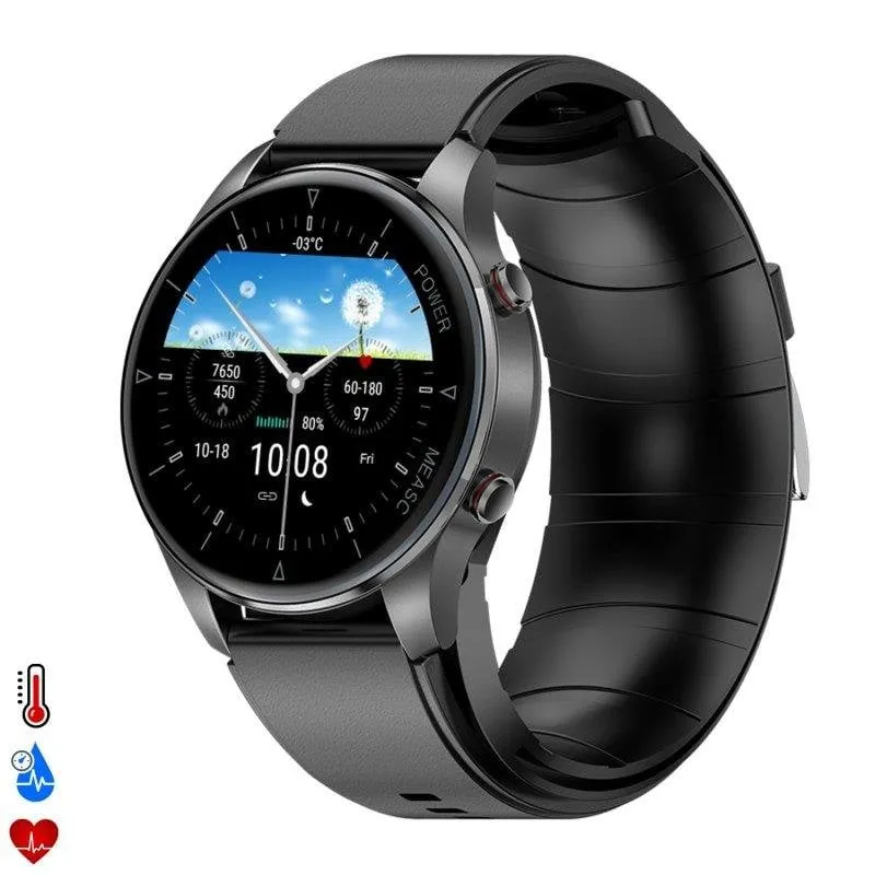 Dam Electronics P50 Bluetooth 44mm LCD Nero IP65 Misura Pressione Arteriosa Temperatura