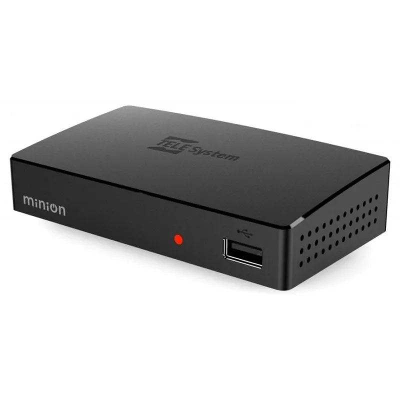 TELE System Minion Decoder DVB-T/T2 Full HD 1 Sintonizzatore HDMI USB SCART