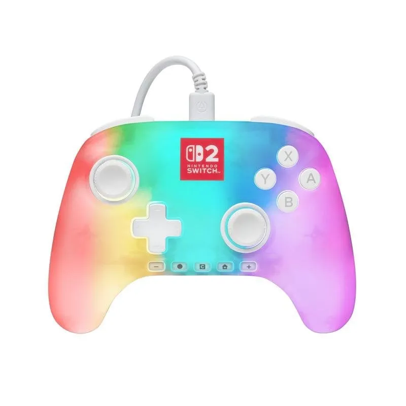 PowerA Advantage Wired Controller per Nintendo Switch 2 con Lumectra - Bianco