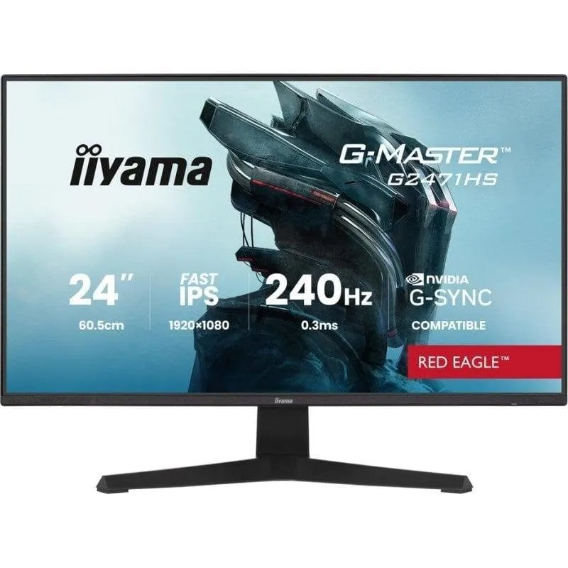 Monitor PC iiyama G-MASTER G2471HS-B1 23.8" FullHD 240Hz Fast IPS HDR10 G-SYNC 0.3ms