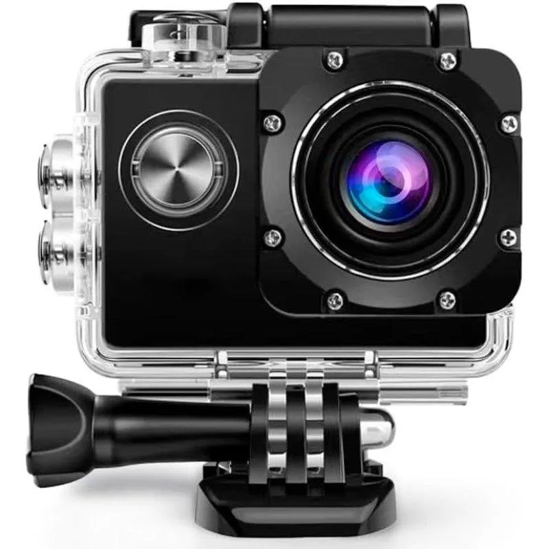 Cámara Deportiva Prixton DV609 Full HD WiFi LCD 2" 12 Accessori Subacquea