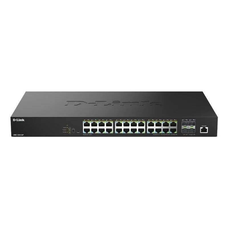 D-Link DMS-1250-28P/E Switch 2,5G 24 Porte PoE+ 4 SFP+ Rack L2 Gestito