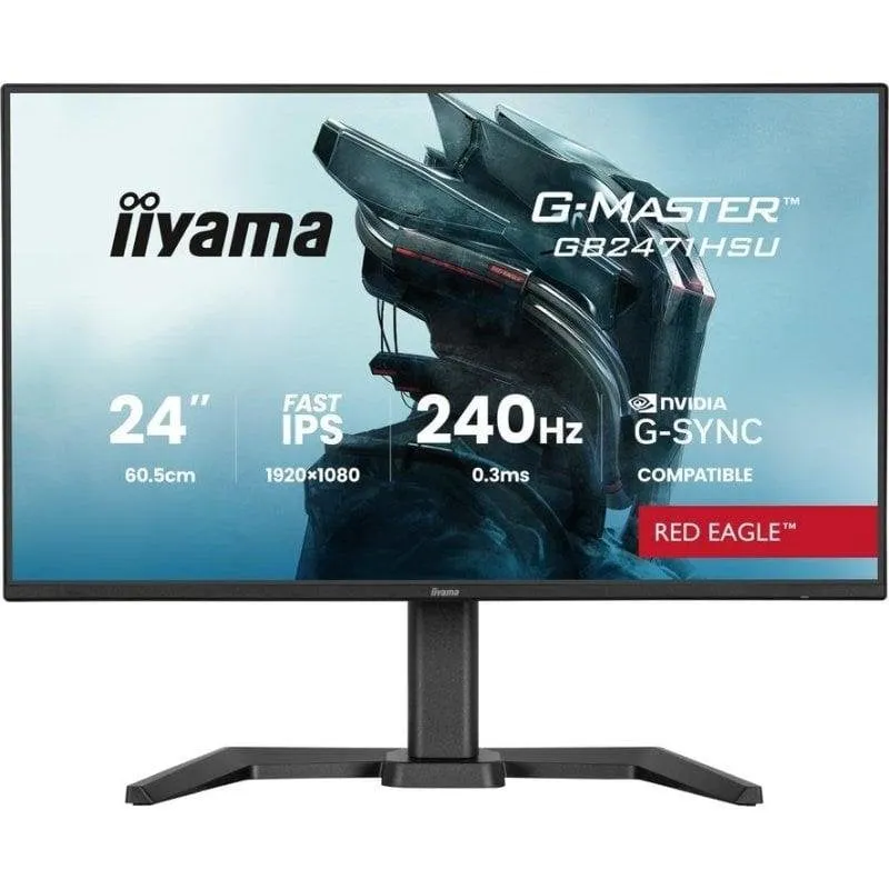 Monitor PC iiyama G-MASTER GB2471HSU-B1 23,8'' FullHD 240Hz Fast IPS HDR10 0,3ms
