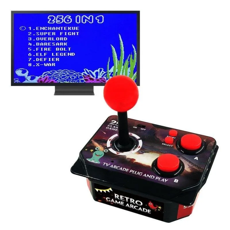Dam Electronics Arcade Small Shaker Controller per Giochi Retro 256 Giochi Connessione AV