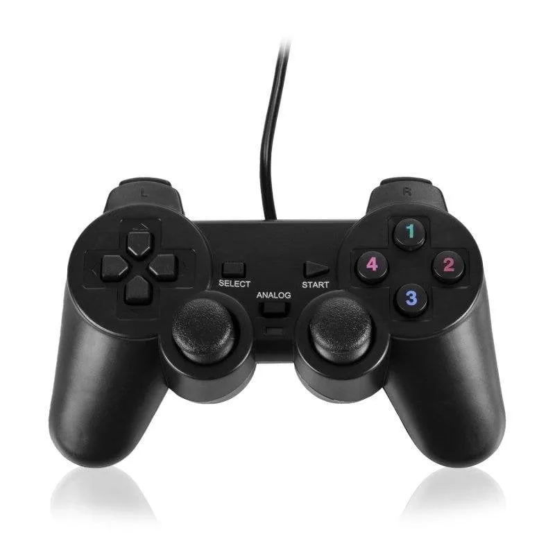Dam Electronics Gamepad USB con Vibrazione per PC e PS3