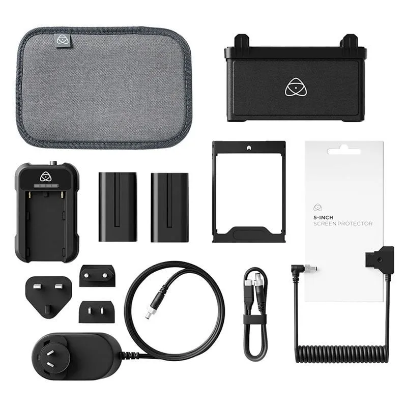 Kit accessori Atomos ATOMACCKT4 per registratori NINJA e SHINOBI batteria inclusa