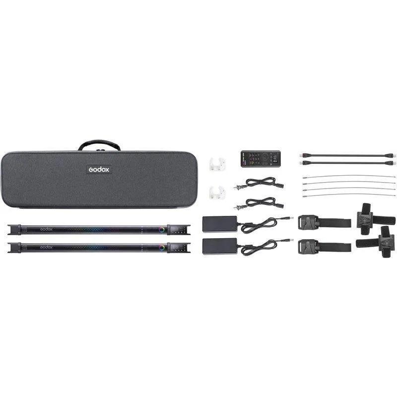 Luce LED per studio Godox TL60 Kit 2 pezzi RGB DMX effetto speciale