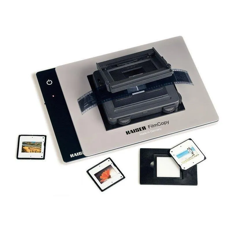 Set per copia di film e diapositive Kaiser 2458 con Slimlite Plano LED