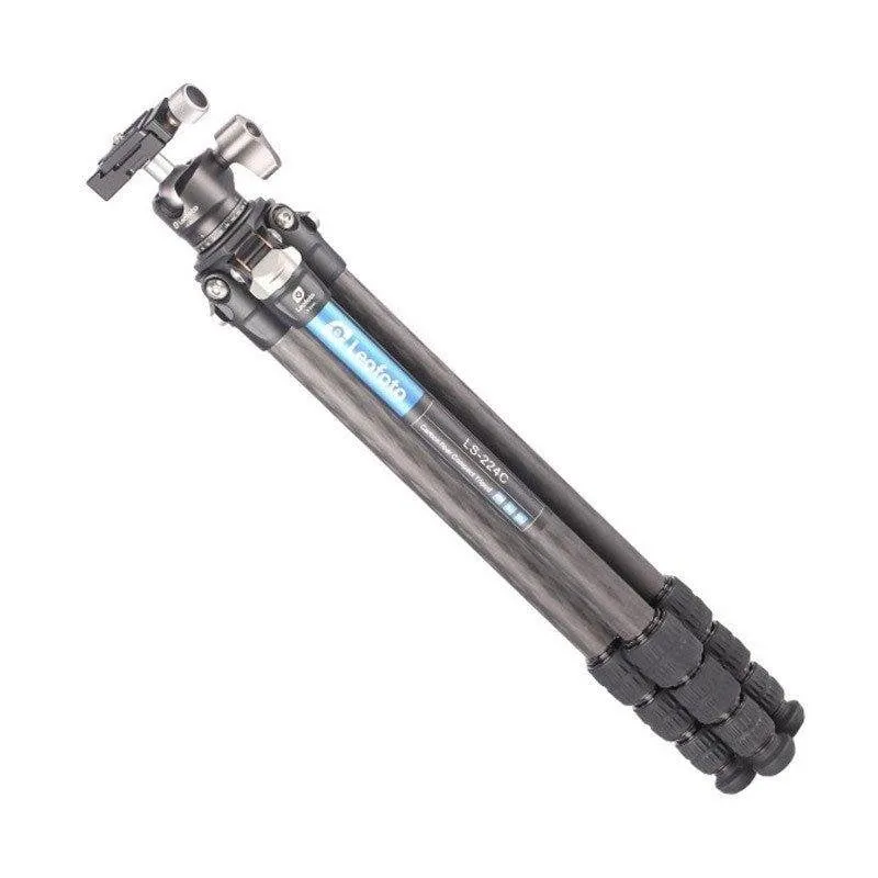Treppiede Leofoto Ranger LS-224C con testa sferica LH-25 carbonio ultracompatto