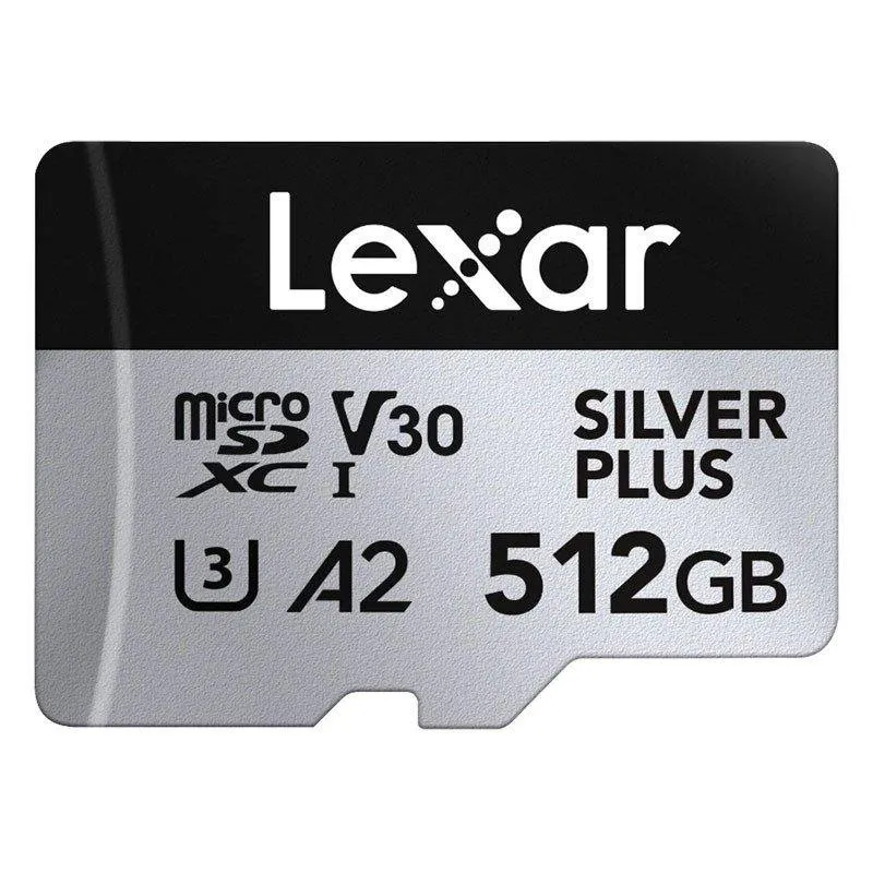 Scheda MicroSDXC Lexar Professional SILVER PLUS 512GB UHS-I 205MB/s 150MB/s V30 A2