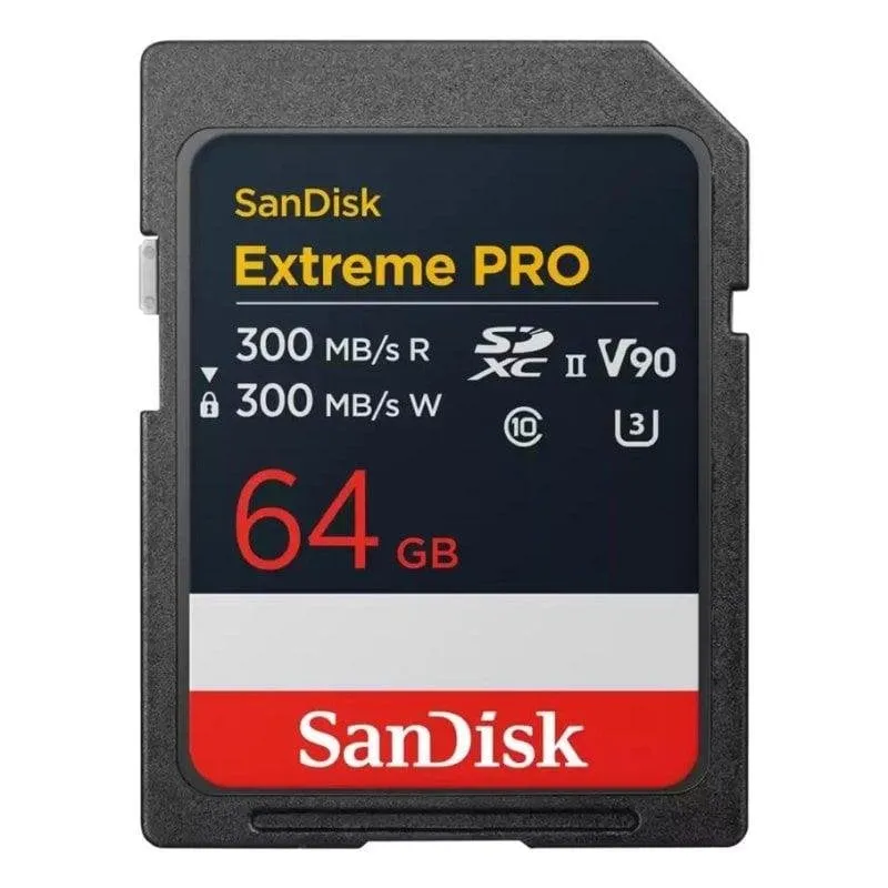 SanDisk Extreme PRO SDXC 64 GB UHS-II V90 Classe 10 Scheda di memoria