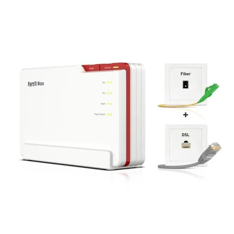 Router Fritz Box 5690 Pro Ethernet Wi-Fi 7 5760 Mbit/s Tri-Banda Interno