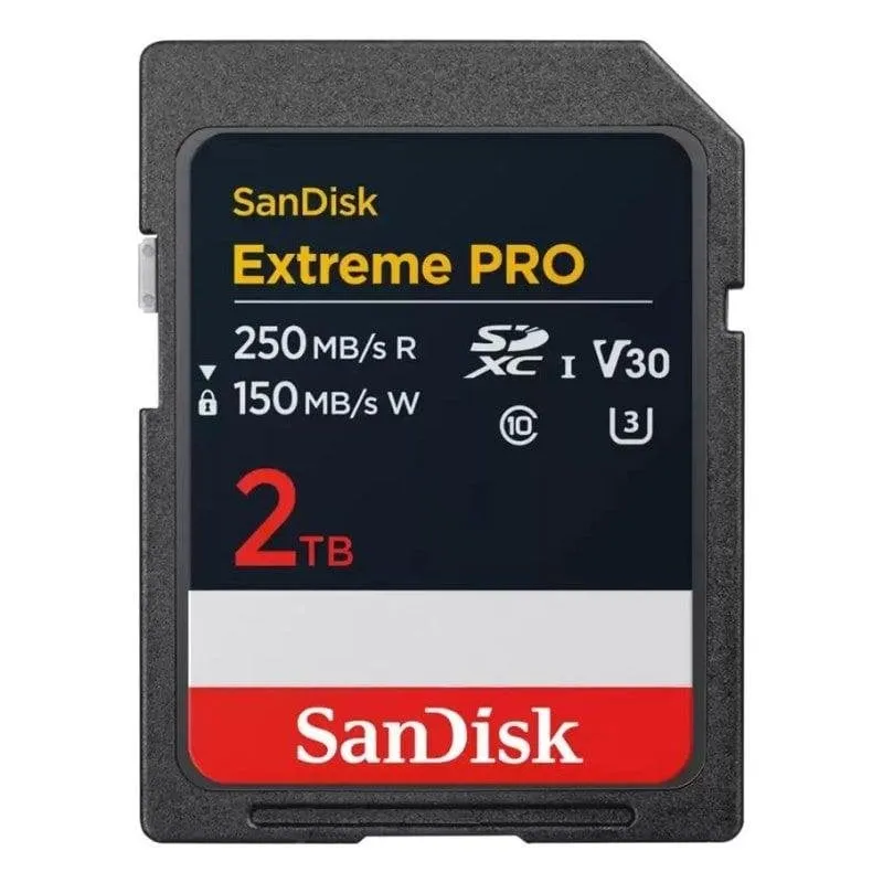 SanDisk Extreme PRO SDXC 2 TB UHS-I V30