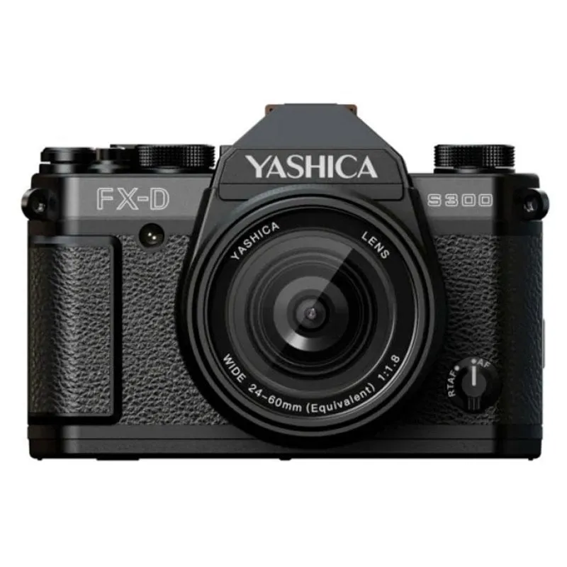 Fotocamera Compatta Yashica FX-D S300 50MP Mirino Elettronico Simulazioni Film Nera