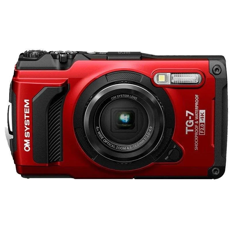 Fotocamera Compatta Olympus Tough TG-7 12.7MP Zoom 4x WiFi GPS Resistente Rossa