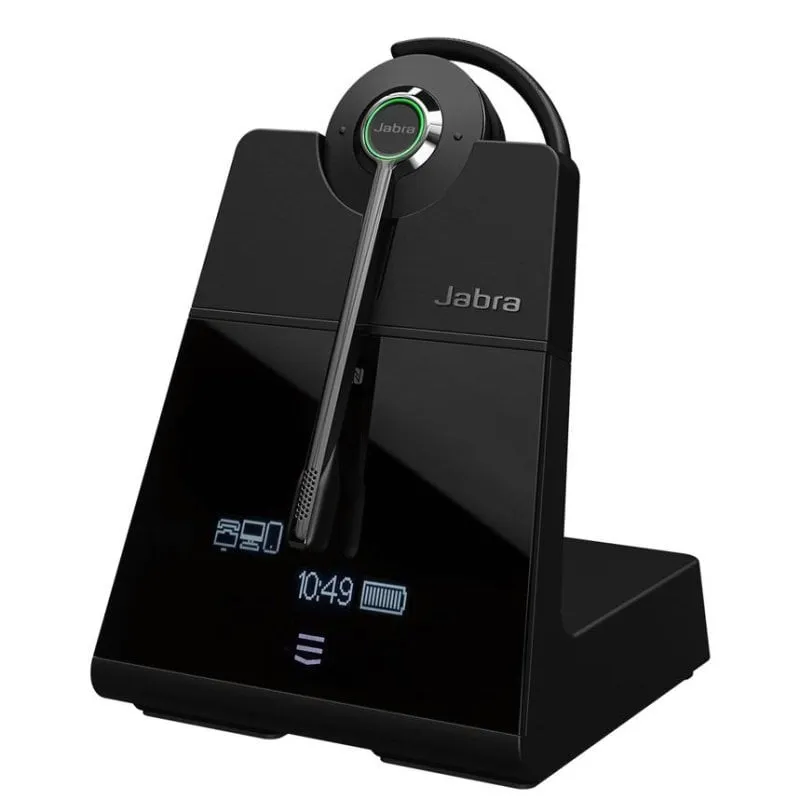 Auricolari Jabra Engage 75 SE wireless DECT Bluetooth con Cancellazione del Rumore e Microfono, Neri