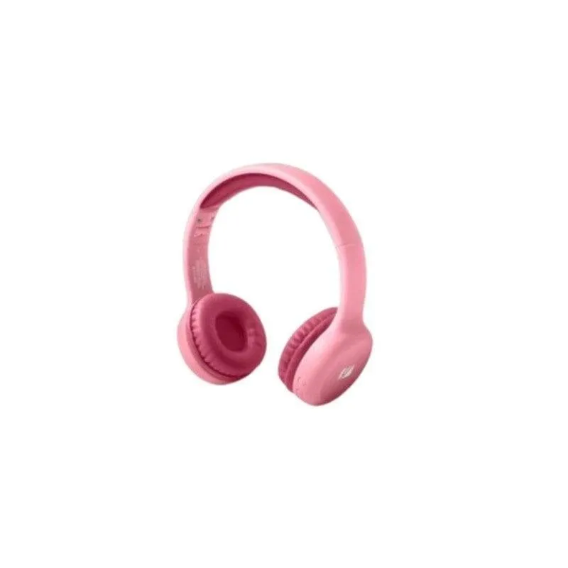 Auricolari Muse M-215BTP wireless Bluetooth per bambini, volume limitato, rosa