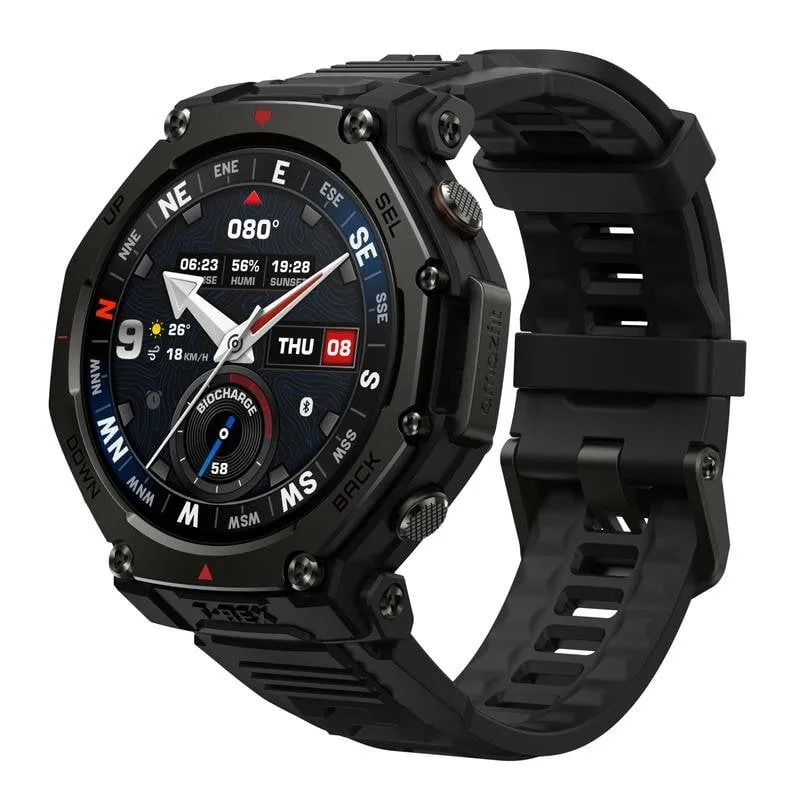 Amazfit T-rex 3 Pro Bluetooth GPS NFC 44mm AMOLED Nero Resistente all'Acqua 10ATM SpO2