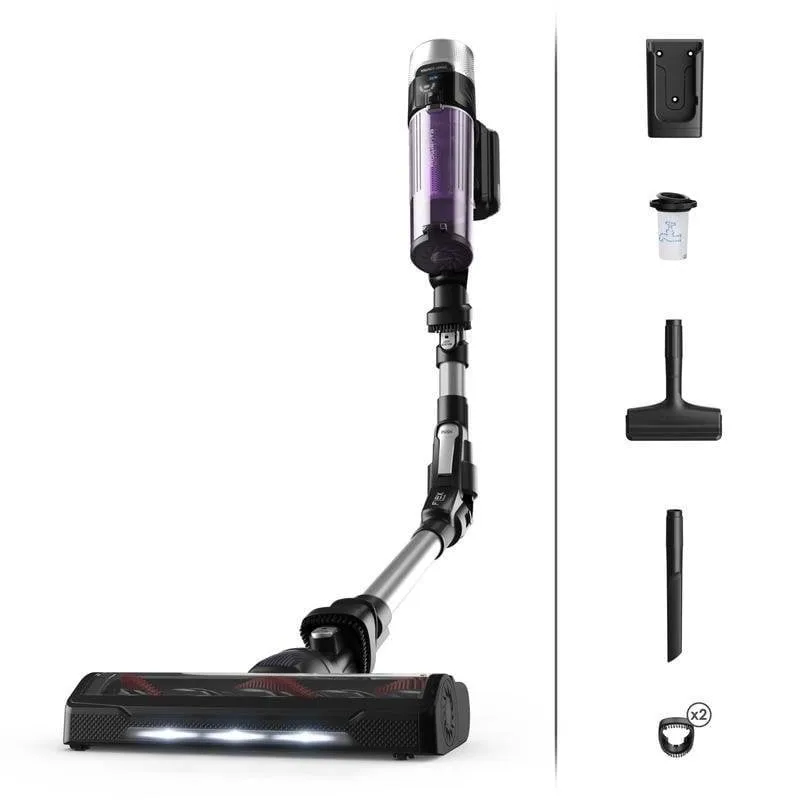 Aspirapolvere senza Fili Rowenta RH2037WO 250W 45 minuti Allergy LED Filtro 0,4L